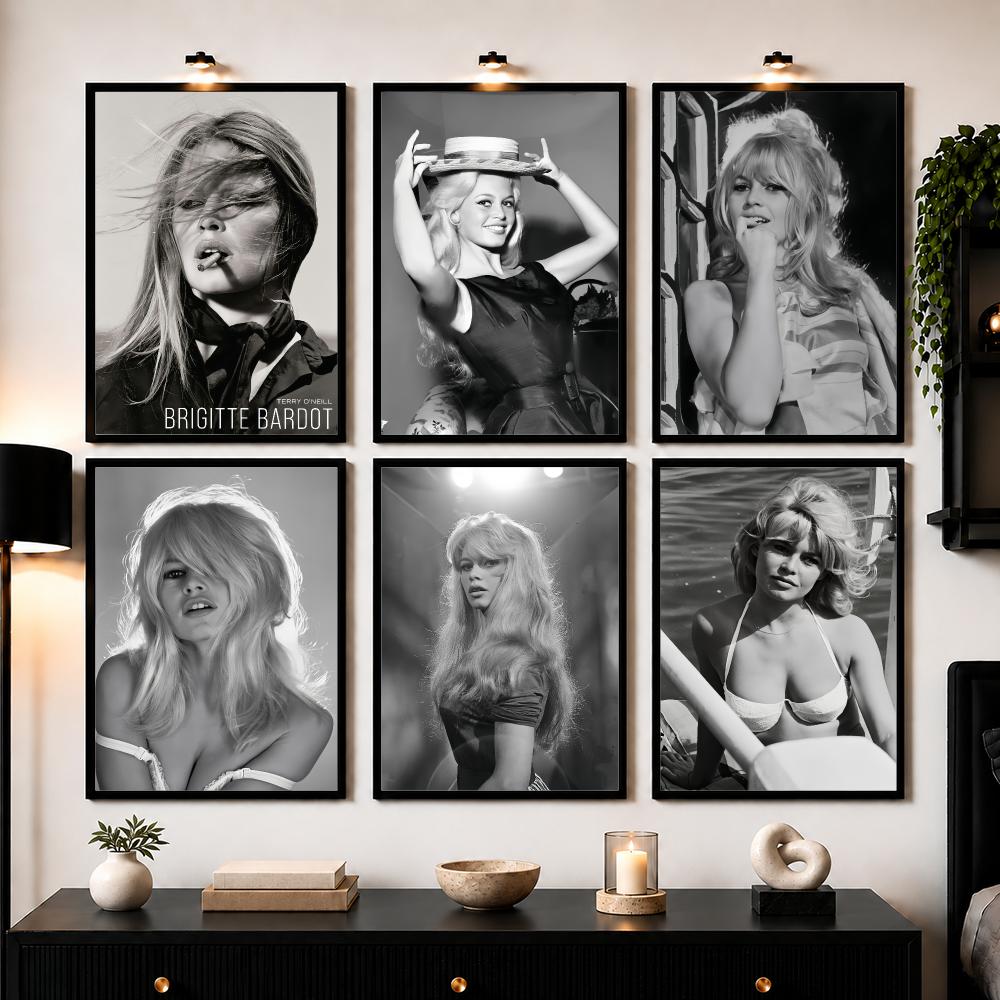 Home Decor Magazine - B_Brigitte B_Bardot Magazine Poster Wall Art