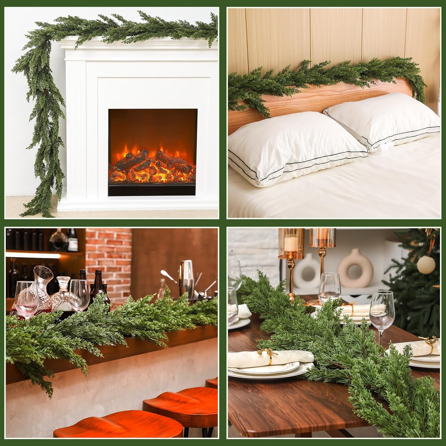 Artificial Plants Christmas Tr - Rattan Plant Basket recension och pris