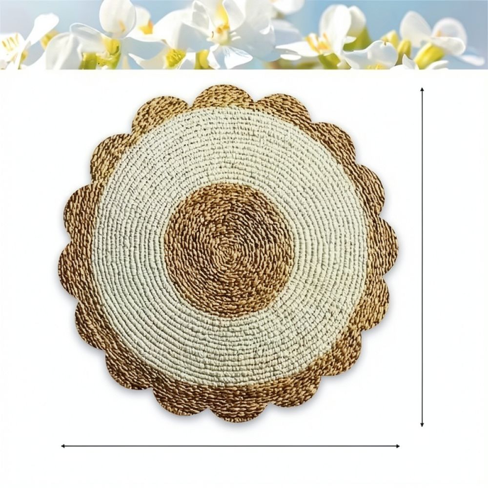 Printed Linen Placemat Lace Tr - Linen Table Runner recension och pris