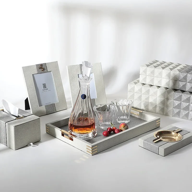 Leather Tabletop Accessories L - Bamboo Photo Frame recension och pris