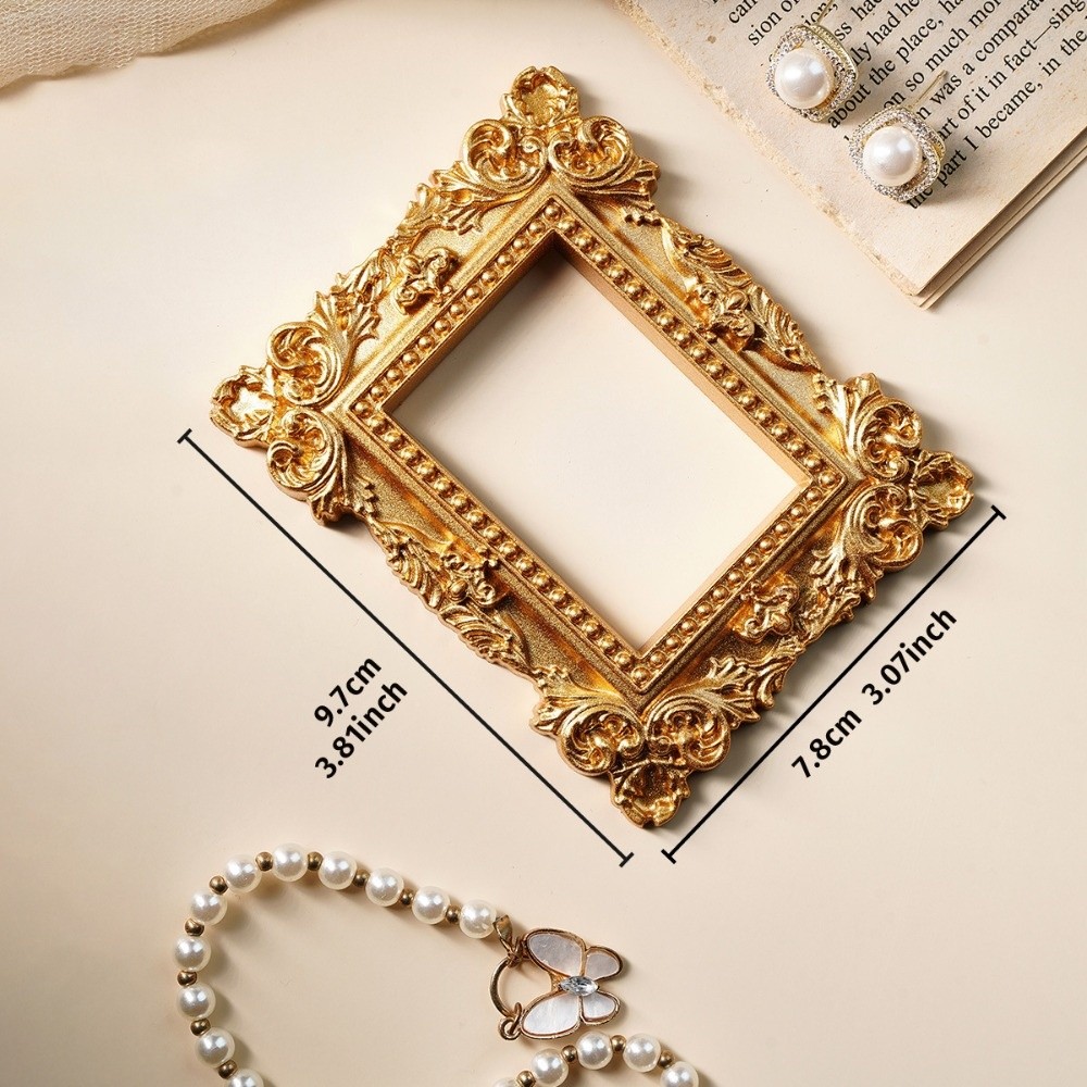 Vintage Gold DIY Shadow Box Fr - Bamboo Photo Frame recension och pris