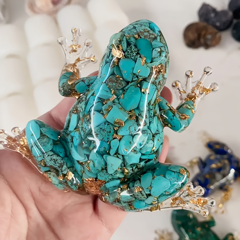 1pc Crystal glue making frog,  - Home Decor Y2K recension och pris