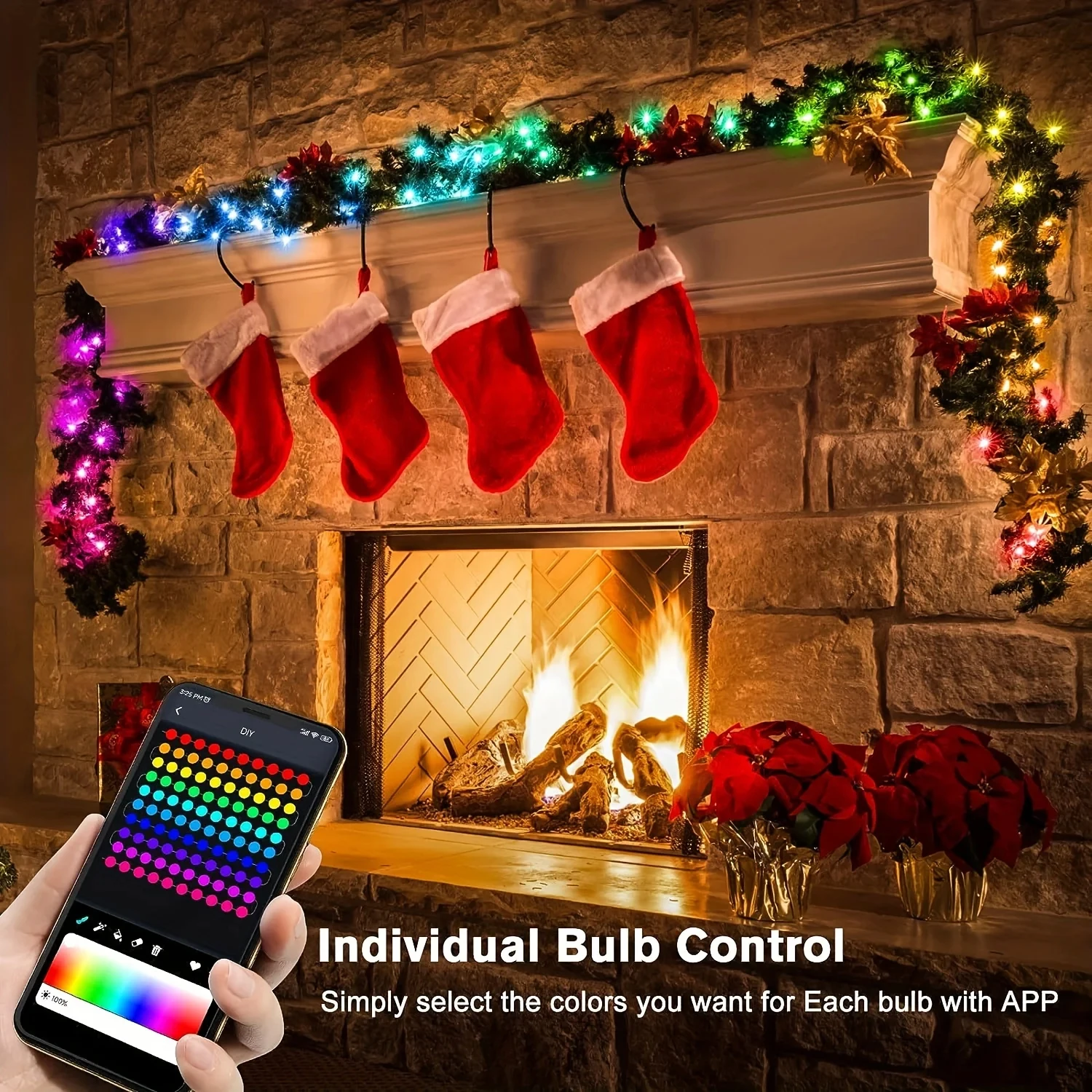 Waterproof WS2812B LED String  - Home Decor Free App recension och pris